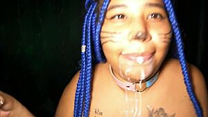 Drinking milk while playing with my ass 😈