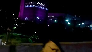 crazy city blowjob with deep throat on monster cock 😍