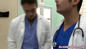 powerful hunk dominates bound ass with anal face fucking