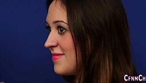 British babes suck cocks in cfnm humiliation