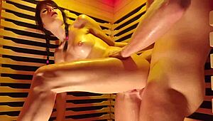 Man, I’m just makin’ a crazy scene at the public sauna!