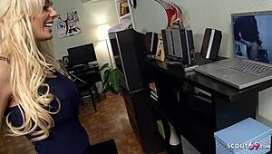 Fit Big Tits Blonde Milf Seduces Neighbor for Cheating Fuck