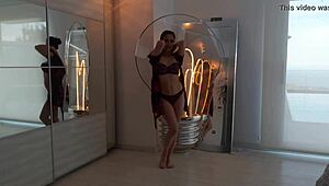 Antonia Sainz Rips Clothes in Sexy Strip Dance!