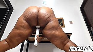 this messy hitachi play on red