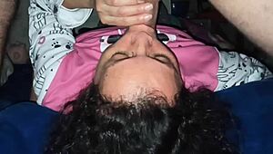 Mature MILF Loves Sucking Dick And Giving Black Kiss To Son's Friend!