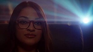 gizelle the naughty exhibitionist deepthroats and swallows cum in lingerie