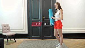fit18 - victoria j scyley jam - 60kg - russian yoga instructor on a leash, damn i cant resist