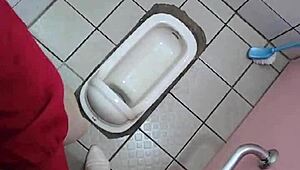 Helping My Ladyboy Friend with a Hot Outdoor Blowjob, Cum on Stockings Feels So Raw