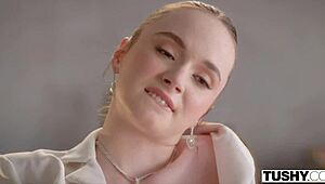 Tushy Star Hazel Craves Naughty Anal Action with Bad Boy’s Deep Thrusts.