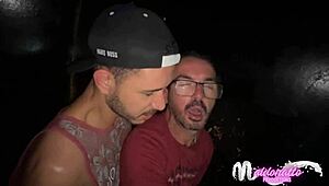 Hey, check out this gay mischief in a dark room box revealing many pleasures.