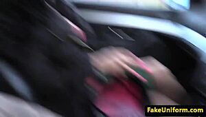 British ebony milf, wanna get banged by this uniformed cop?