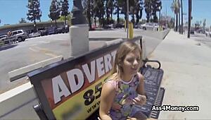 i cant believe this amazing big breasted teen 18+ blows outdoors so good