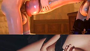 shemale 3d porn with big tits and monster cock masturbation 😈