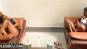 Amateur African Lesbian's Pussy Craves Ebony Girlfriend Ann's Licking Attention