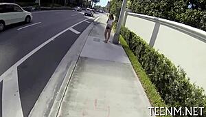 Brooke Wylde bares her natural tits wildly!