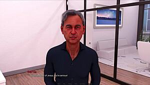 Radiant waitress sneaks sex in the stalls for part 6 action 😍