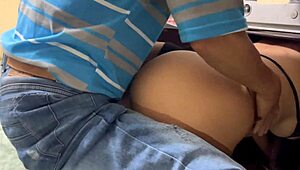 Stepmother gets stuck and I slide in Riko, oh wow! 😜