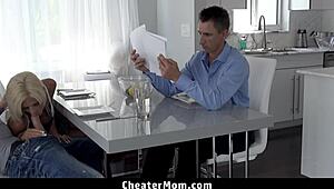 skinny stepmom obsesses over riding stepson's cock