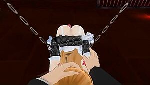 Sao asuna enjoys masochistic diversion in game