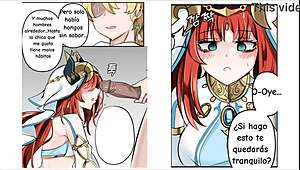 A flower blooms in smoke: Genshin Impact comic dub uncensored