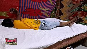 Amateur Indian stepsister role play leads to passionate afternoon sex.