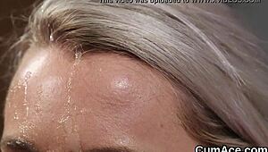 why does this wacky honey crave cumshots on her face and swallow every drop