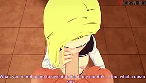 Android 18 And Videl Seduce Gohan In Dragon Ball Zex Fantasy Movie