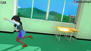 Android 18 And Videl Seduce Gohan In Dragon Ball Zex Fantasy Movie