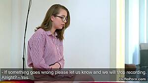 Sweet Chick Brutally Gapes Her Tight Pink Kitty And Gets Deflorated Hard.