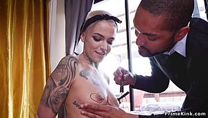 Alternative girlfriend joins group activity with step sister and brother in German setting