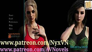 hey, check out this anime hentai where intertwined characters meet alexis in a big ass scene