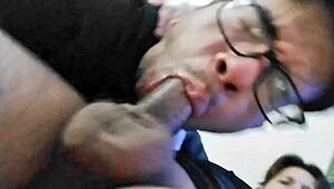 i love this close-up blowjob from my mexican guy