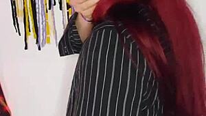 Latina shoplifter faces dirty talk and submission in roleplay