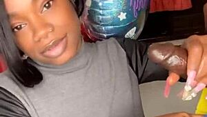 Petite Teen Sucks Massive BBC on Birthday