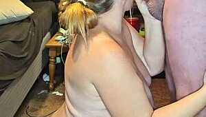 Pregnant Beauty Gets Cum Shot on Big Boobs