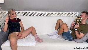 Stepbrother Spies Masturbating