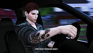 Flirting vampire muff dives in 3d hentai gangbang