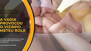 Julia Carioca Embarks On Neighbor's Reform In Revealing Sheer Attire