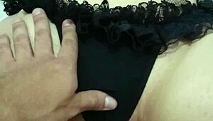 Redhead With Big Ass Caresses Her Pink Pussy While Masturbating Passionately