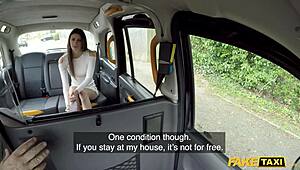 fake taxi with sexy french teen taking big cock deep to the balls