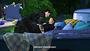 Flirting vampire muff dives in 3d hentai gangbang