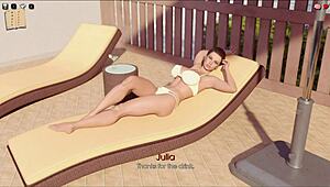 I lick her shaved pussy before assfucking this MILF.