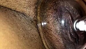 pussy pump squirting orgasm labia spread wide 😈