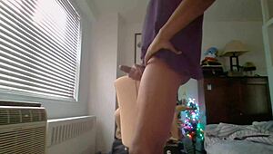 Rodney Rabbit's webcam adventure with a toy.