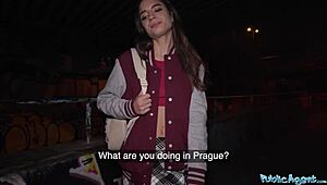 hot french model fucked by stranger in public!