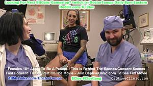 Clov Stefania Mafra Brought to Remote Interrogation Center - Officer Tampa Commands Her Every Move!