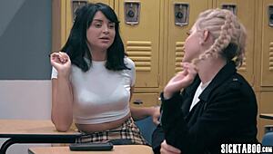 Hey, check this wild lesbian anal sex with horny students Lola Fae and babe Leda Lotharia under hot milf Katie Morgan’s lead! 🔥💦