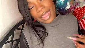 Petite Teen Sucks Massive BBC on Birthday