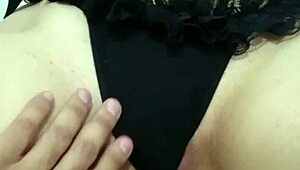 Redhead With Big Ass Caresses Her Pink Pussy While Masturbating Passionately