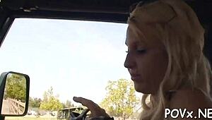 Cutie Exposes In Nature's Garb